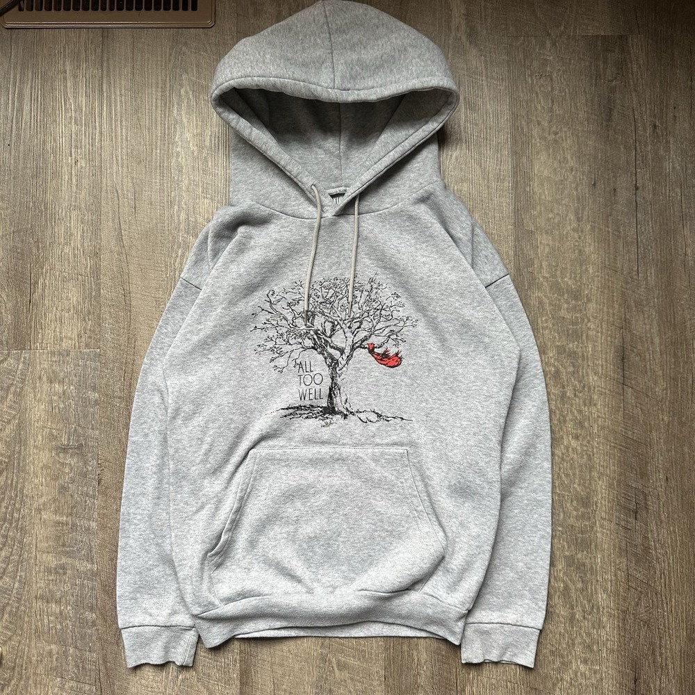 Taylor Swift All Too Well Sweatshirt Size S Gray Pullover Hoodie Limited Edition